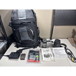 Canon EOS Rebel 300D Camera Sigma 28-80mm Zoom Lens w/Extras Charger CF Card Bag